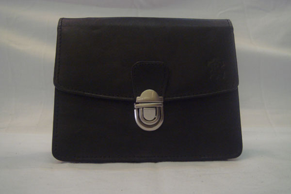 Leder belt wallet unisex