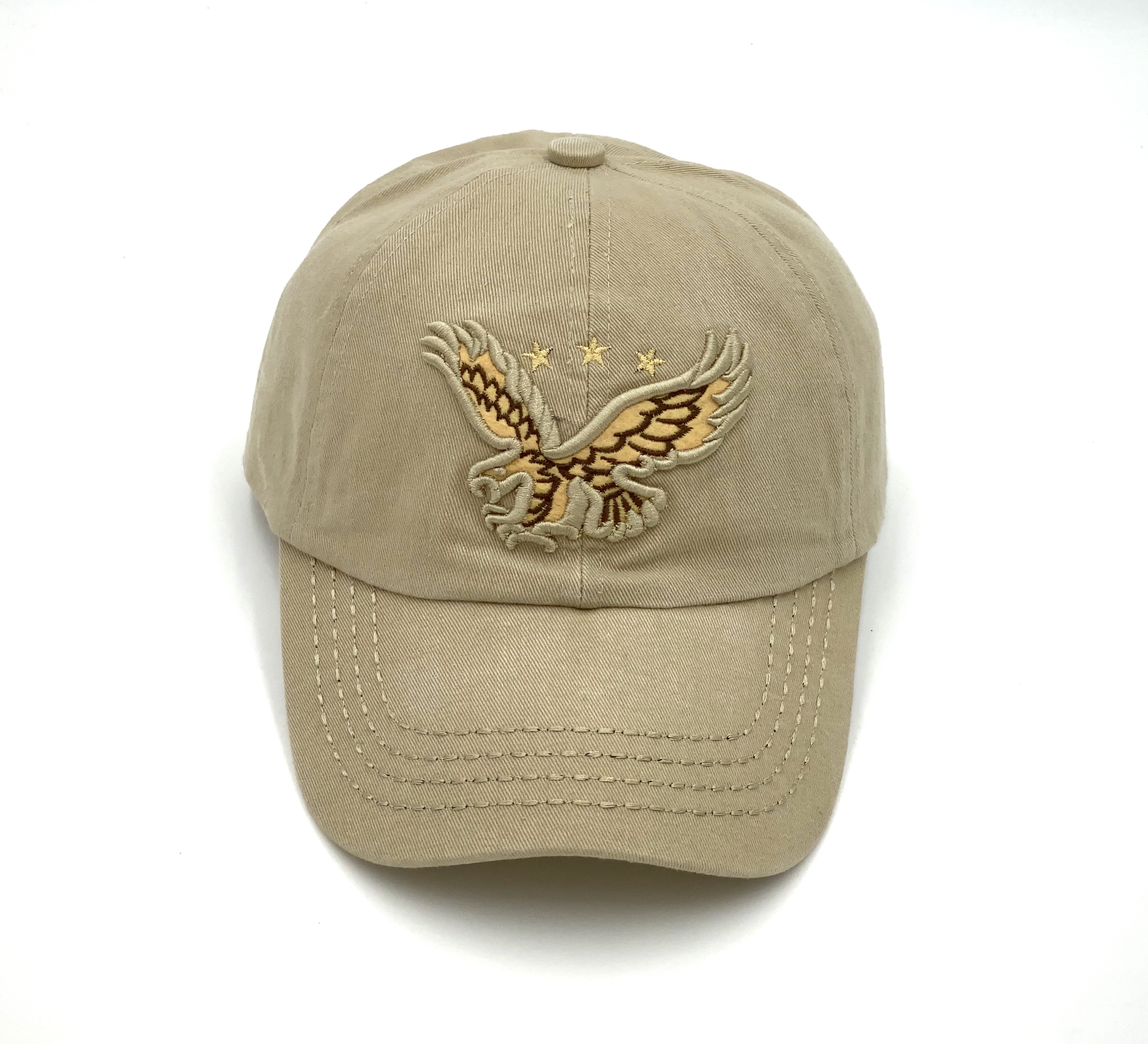 Jeans Cap mit Adler Symbol