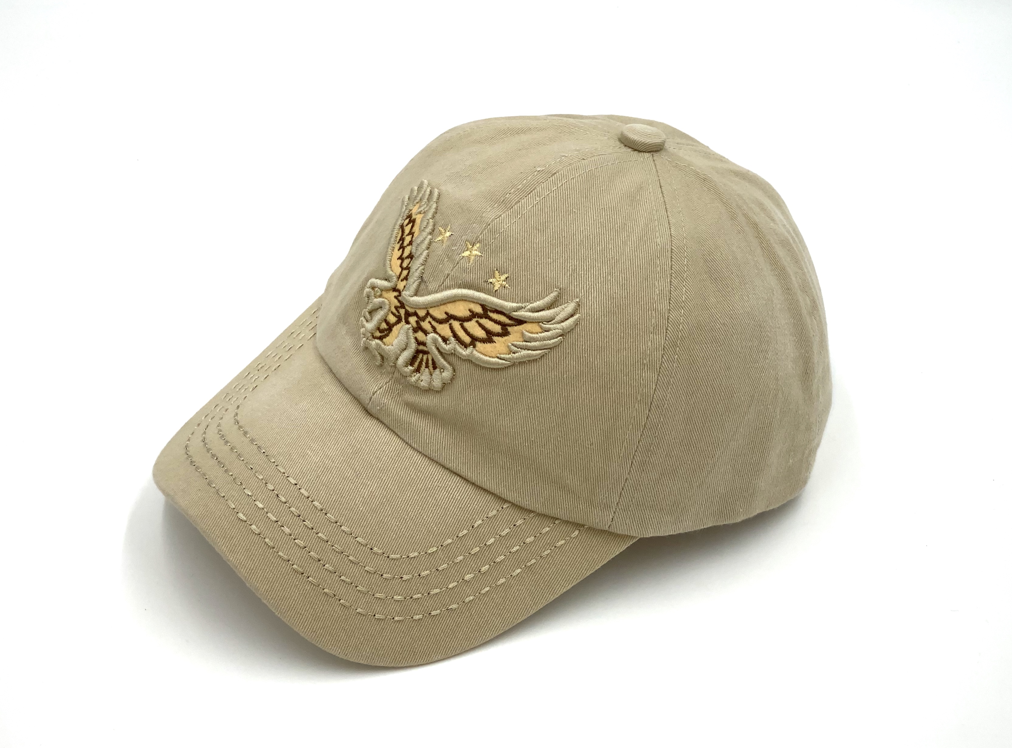 Jeans Cap mit Adler Symbol