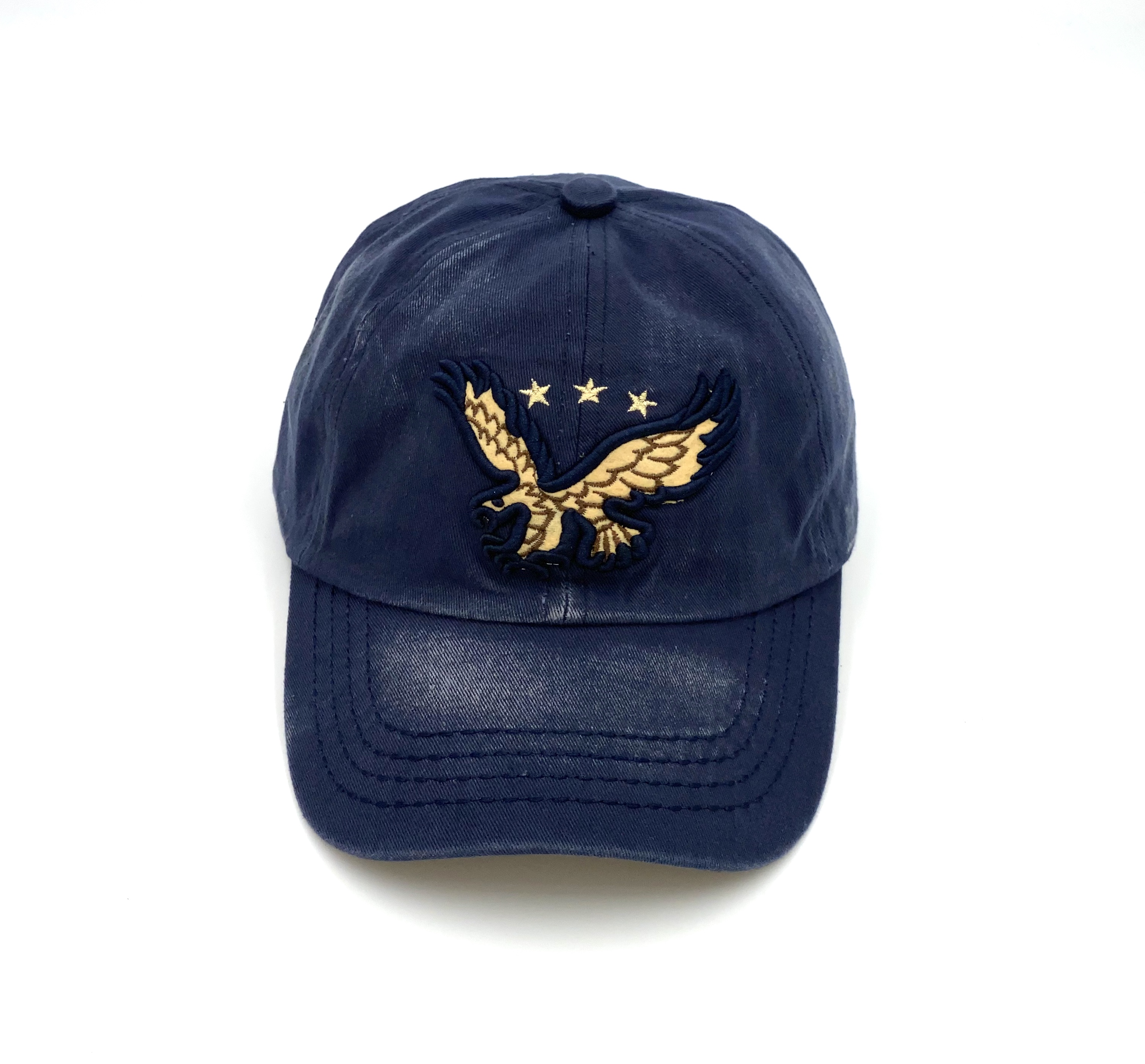 Jeans Cap mit Adler Symbol