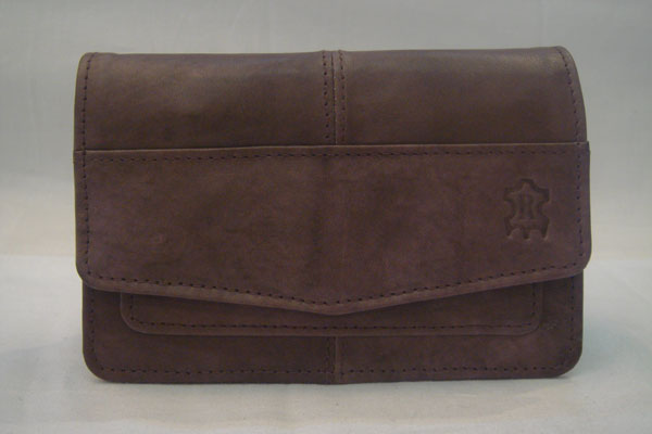 Leder belt wallet unisex 1315