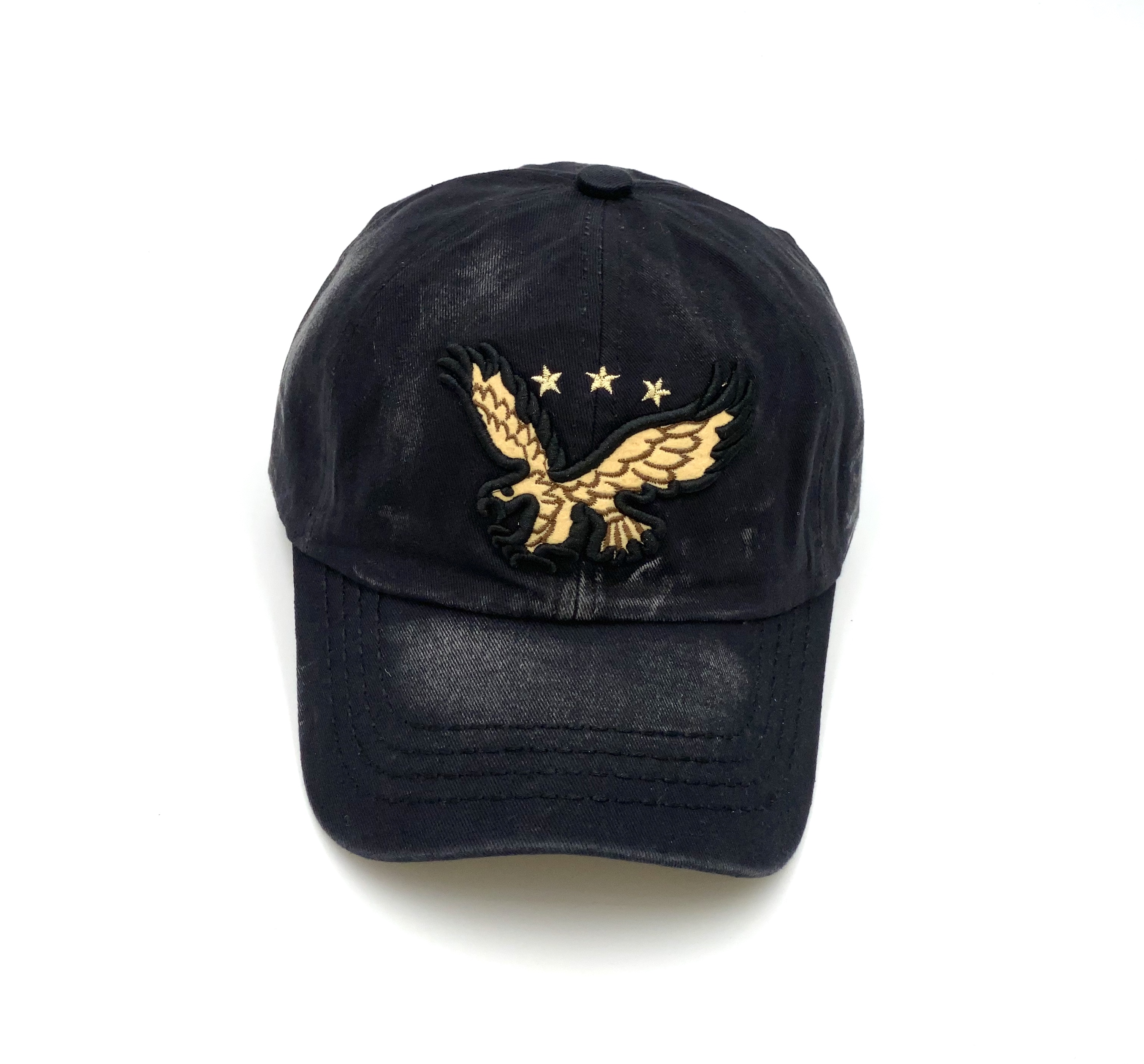 Jeans Cap mit Adler Symbol