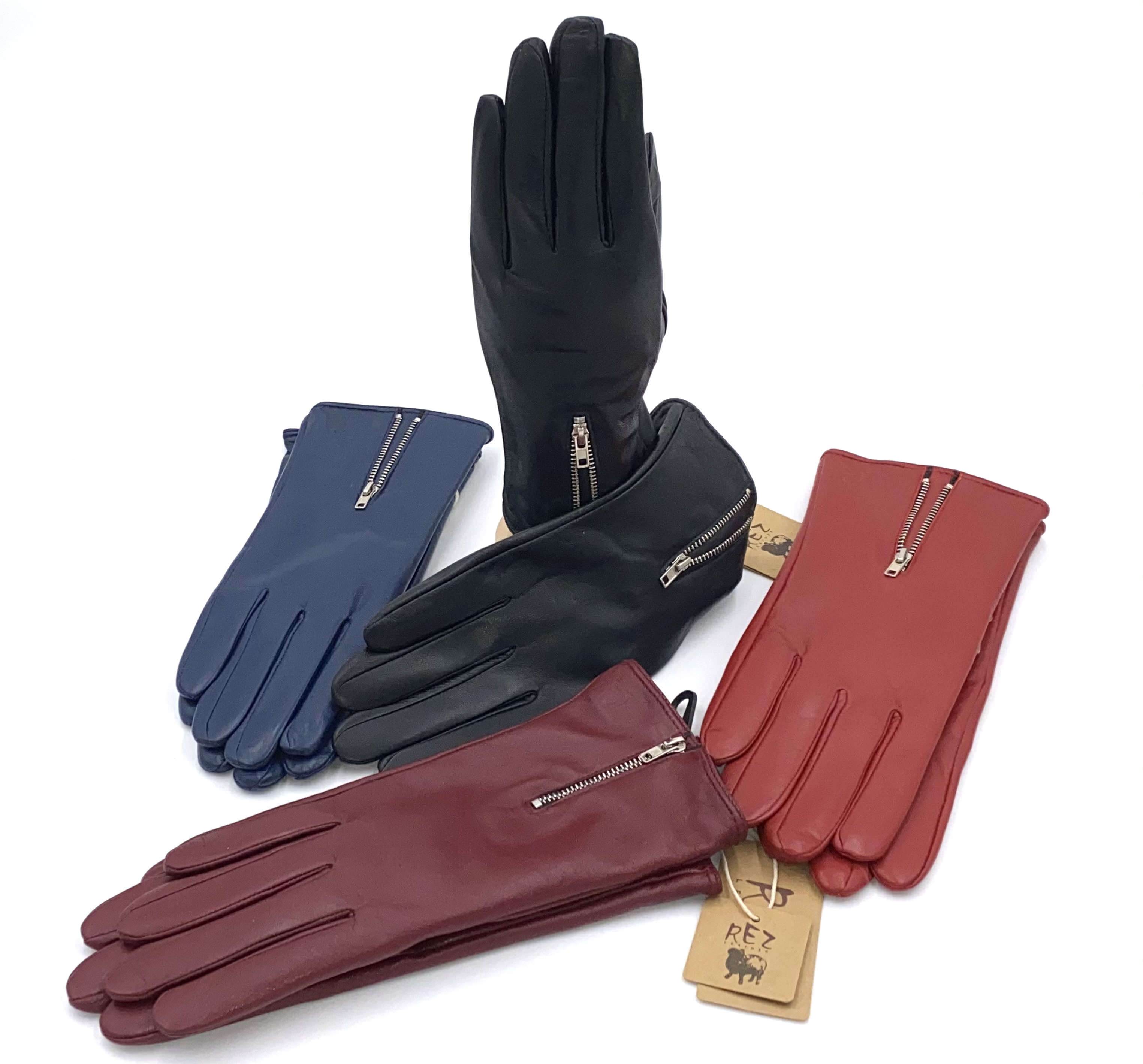 leather gloves