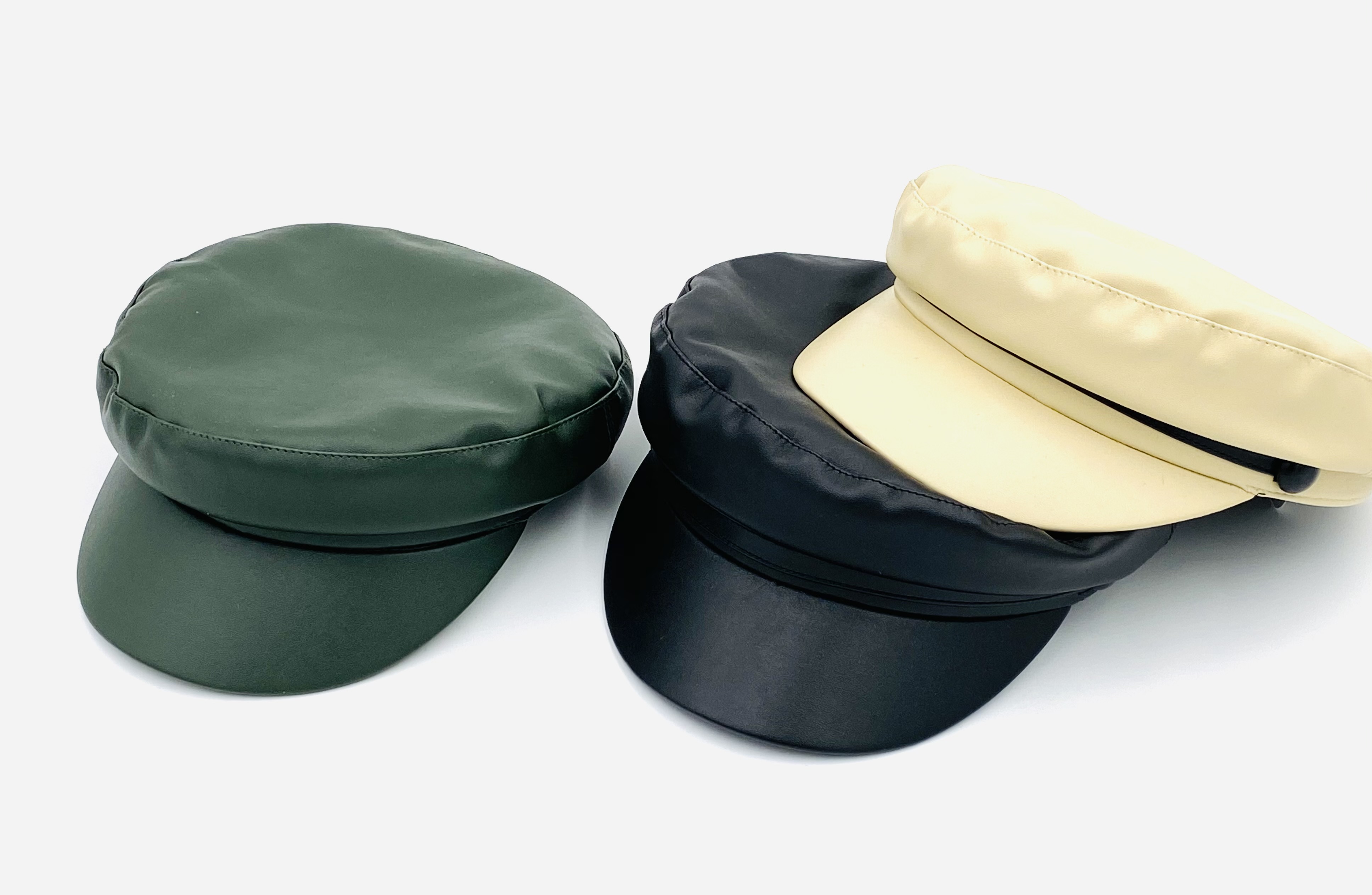 Leder Fiddler Cap