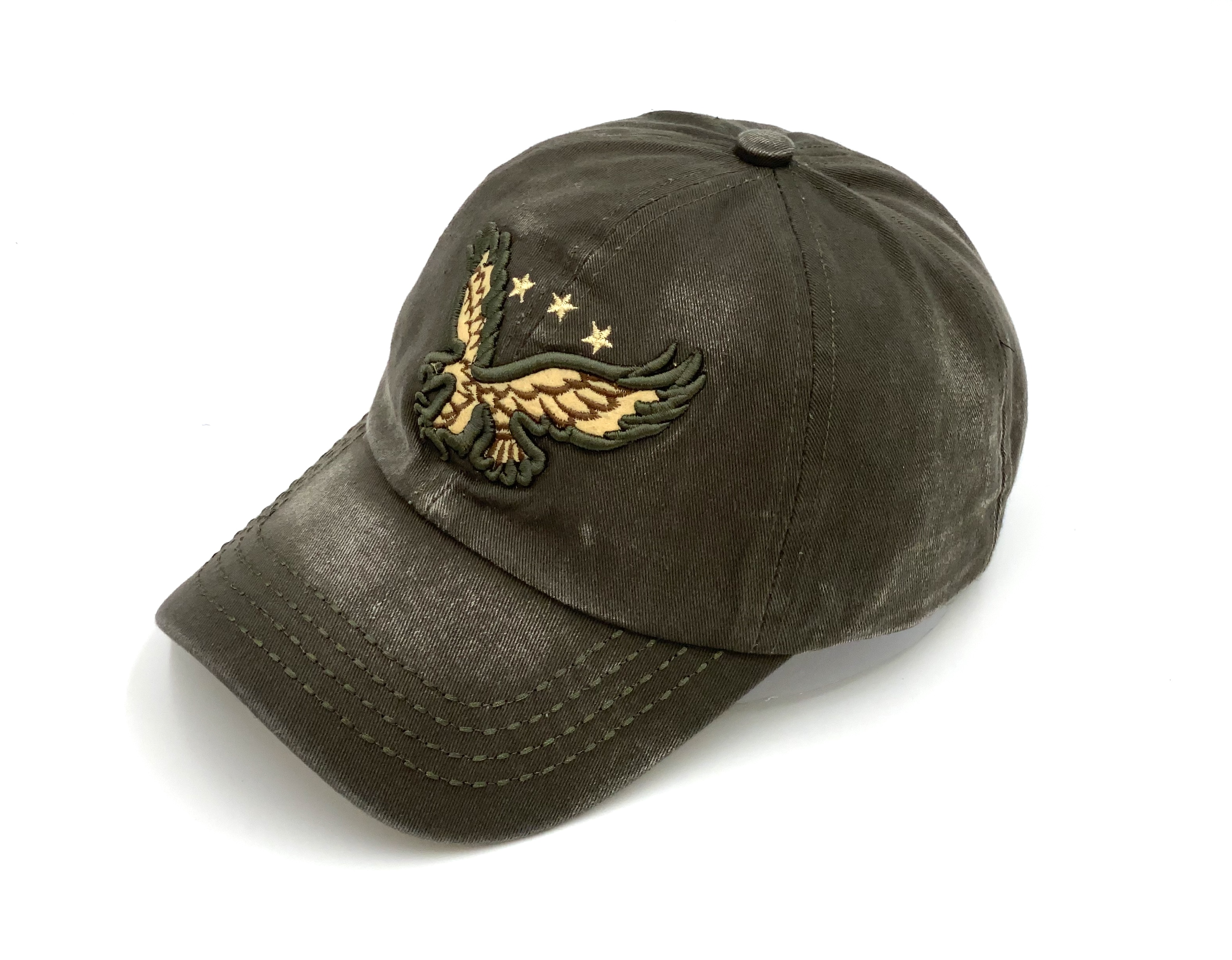 Jeans Cap mit Adler Symbol