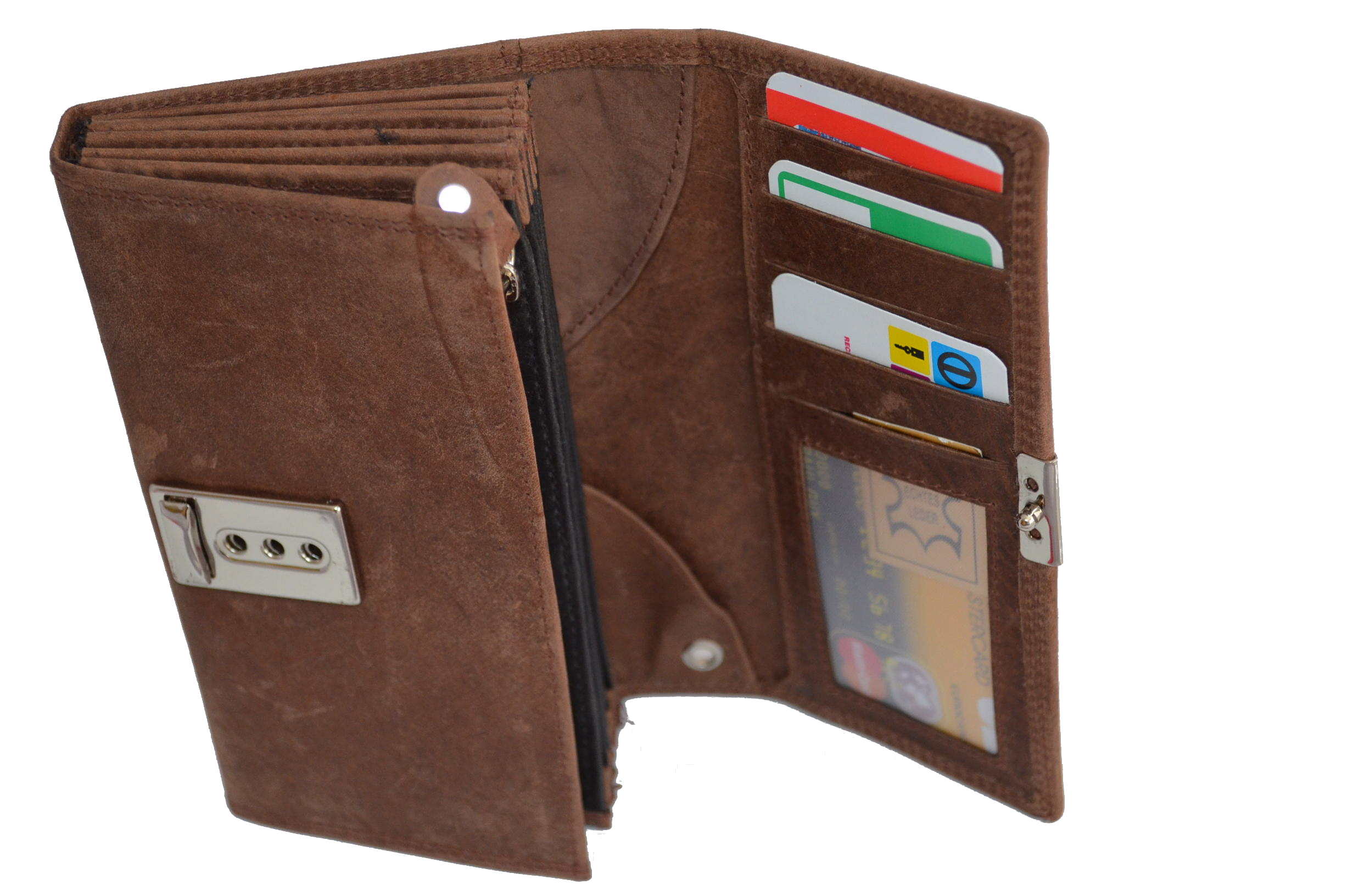 Waiter wallet in Suede Buckskin